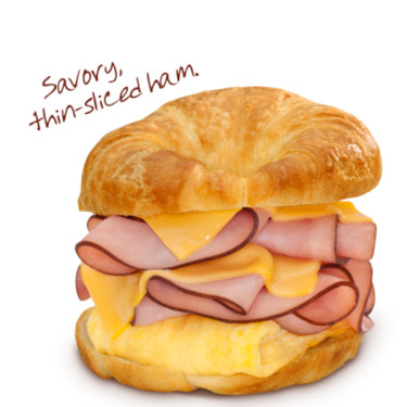 Dubbele Croissan'wich Met Dubbele Ham