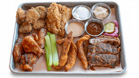 Signature Sampler Platter Appetizer Traditional Wings