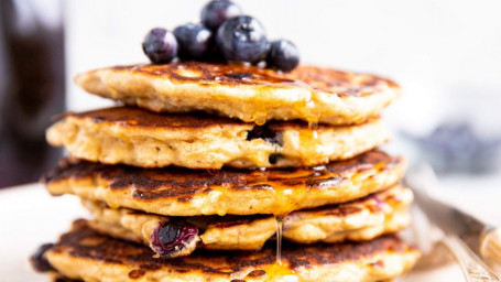 Met Bosbessen Gevulde Pannenkoekjes