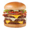 Bacon Triple Two Cheese Deluxe 1/2Lb*