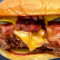 Fried Chicken Bacon Cheeseburger