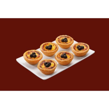 6Jiàn Q Dàn Shuāng Zhòng Zhēn Zhū Pú Tà/6 Pcs Double Bubble Egg Tarts