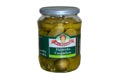 Mrs Elswood Haimisha Cucumbers Pickled 670G