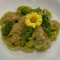 Orecchiette With Turnip Greens Cream, Chilli Pepper,Garlic And Homemade Bread Crumble With Thyme