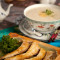 Jiāng Cōng Zhī Yú Nǎn Zhōu Fish Briskets Congee With Ginger And Spring Onions