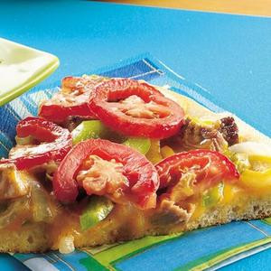 Philly Cheese Steak-Pizza