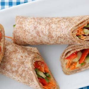 Vegetarische Wrap