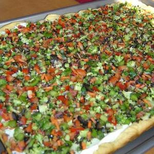 Vegetarische Mexicaanse Pizza