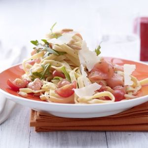 Zalmtagliatelle