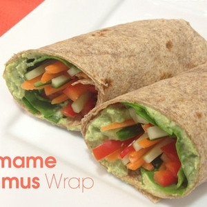 Edamame Hummus-Wrap