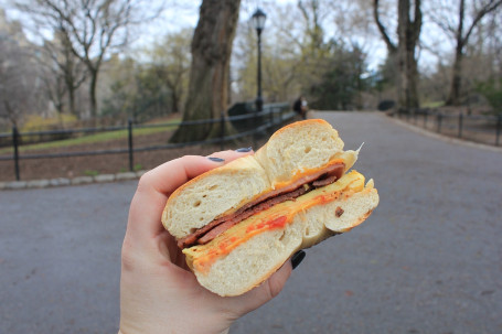 Bacon Ei Kaas Bagel Maaltijd