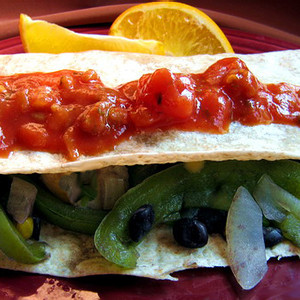 Vegetarische Fajita's