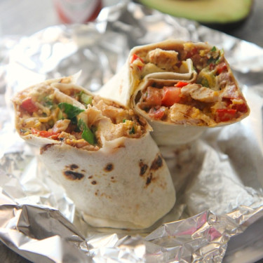 Gegrilde Kipburrito