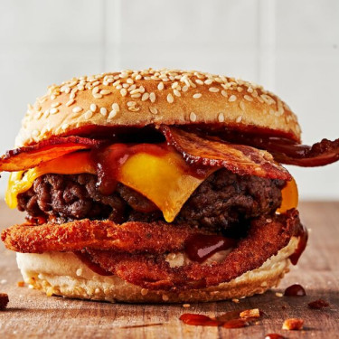 Grote Bacon Bbq-Burger