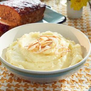 Knoflook Aardappelpuree Frietjes