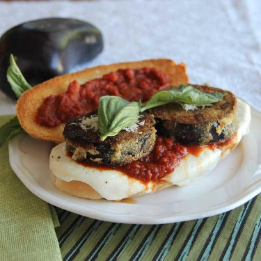 Aubergine Parmezaanse Kaas Sub