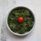 Creamed Spinach And Cherry Tomatoes Cooked With Fresh Dill And Spices