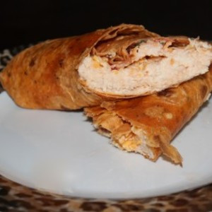 Krokante Buffalo Chicken Wrap-Maaltijd