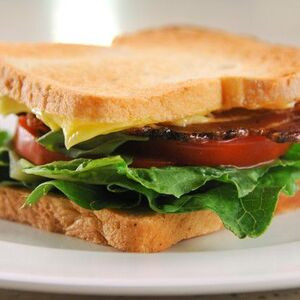 Bacon, Sla En Tomatensandwich