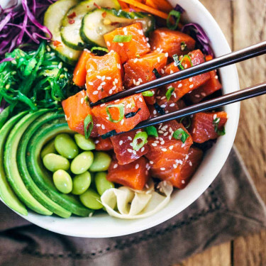 Zalm Poke Bowl