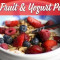 Ontbijt Met Vers Fruit En Yoghurt Parfait