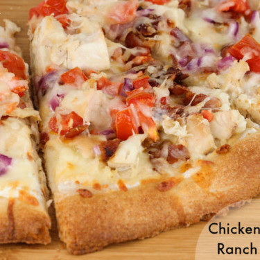 Bacon Chicken Ranch-Pizza