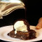 Brownie Met Vanille-Ijs