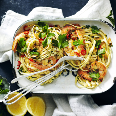 Garnalen Linguine