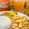 6. Ackee Saltfish Callaloo Saltfish